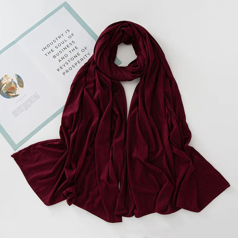 Ribbed Jersey - Maroon