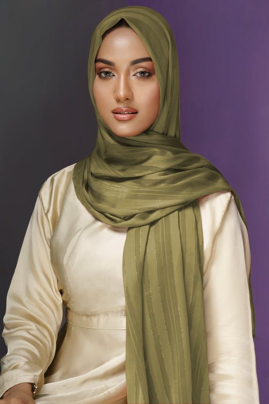 Zari Silk Lawn - Golden