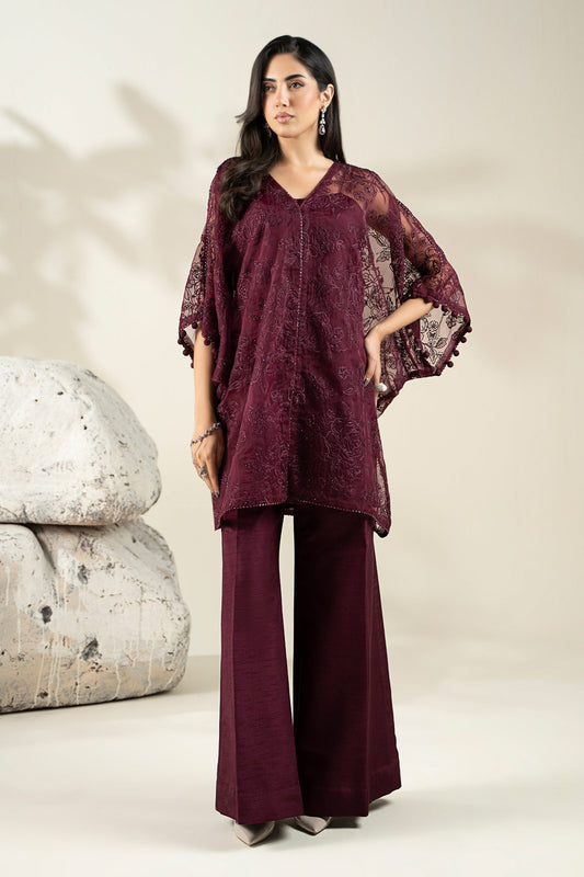 Embroidered Organza Fabric (1Pc) | LF-912