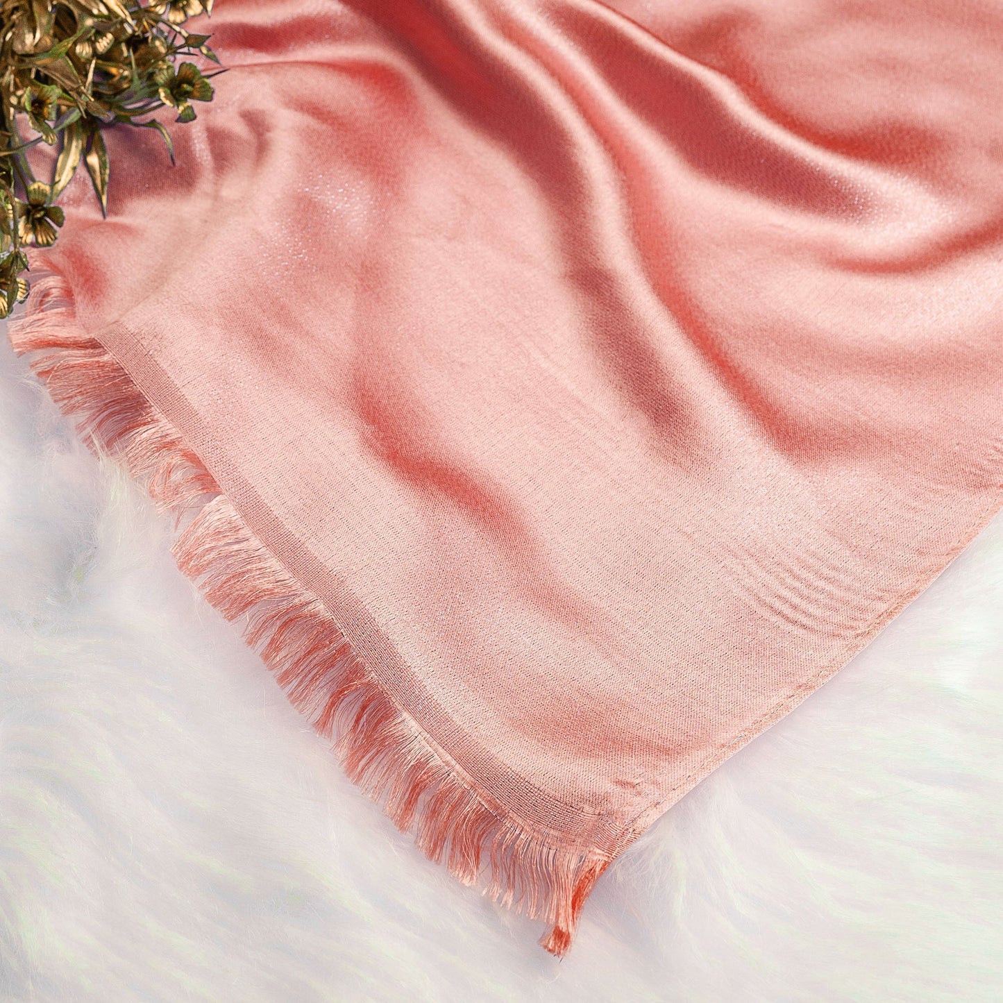 Woven Zari Lawn - Pink