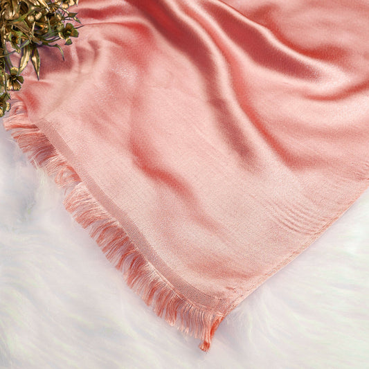 Woven Zari Lawn - Pink