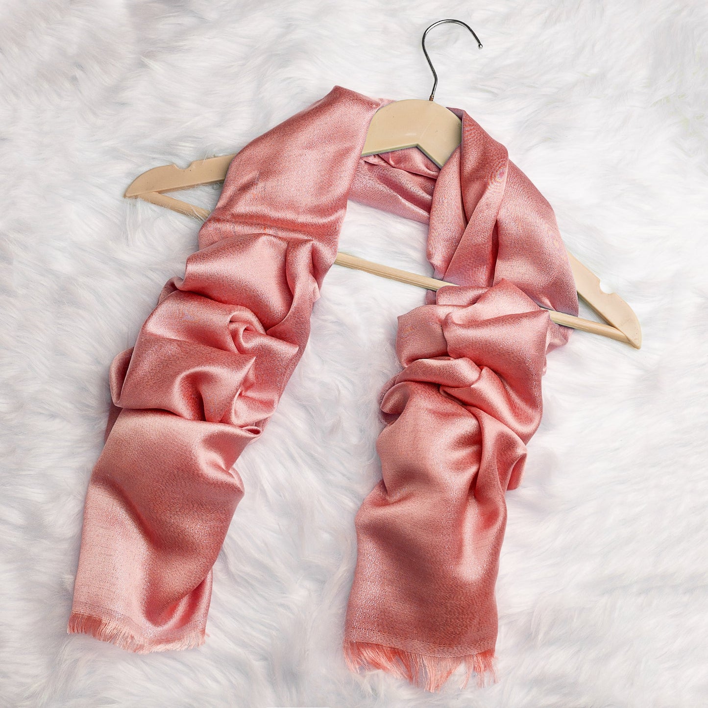 Woven Zari Lawn - Pink