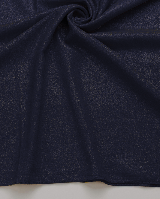Shimmer Chiffon - Navy Blue