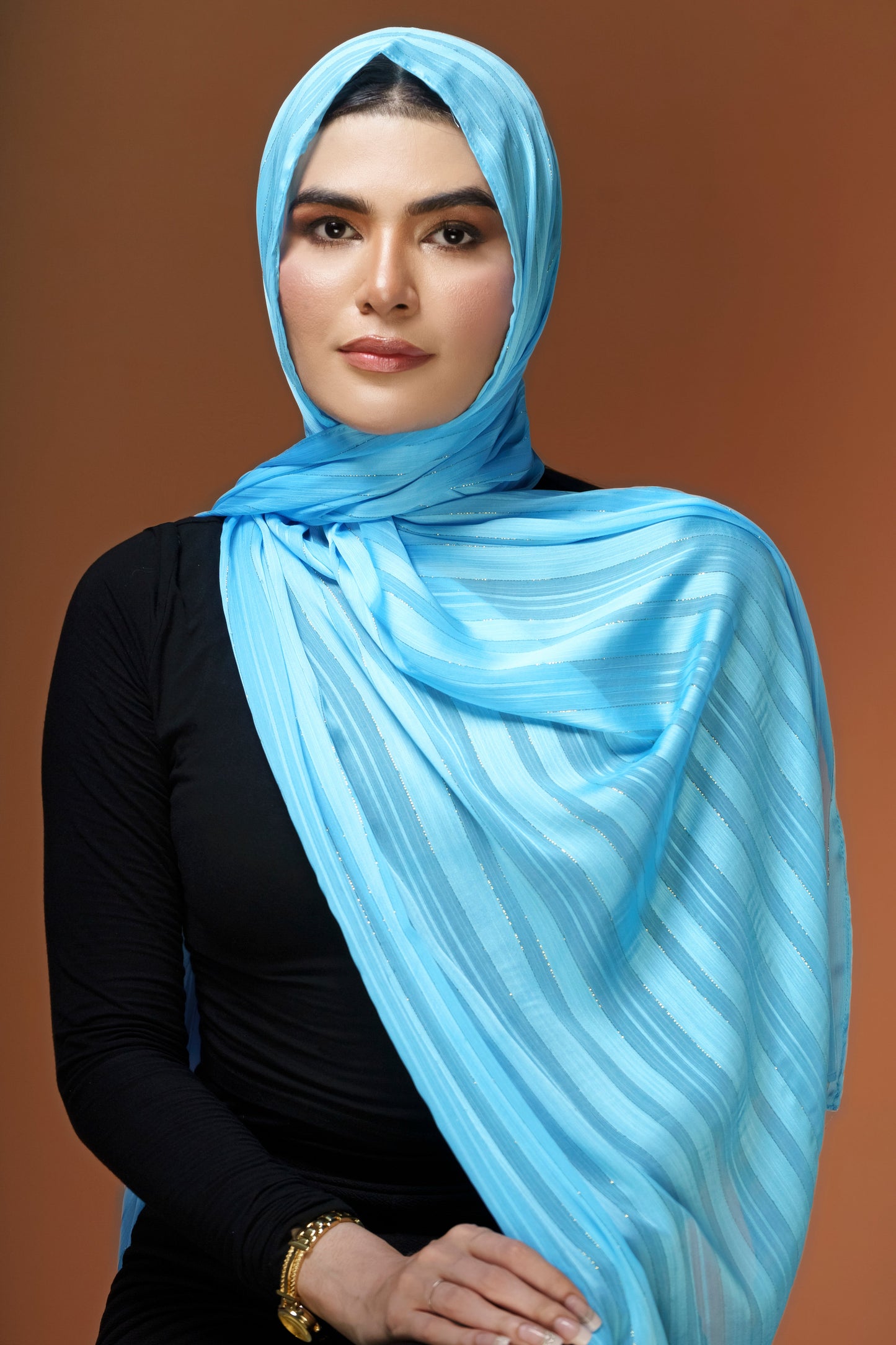 Zari Silk Lawn - Turqouise